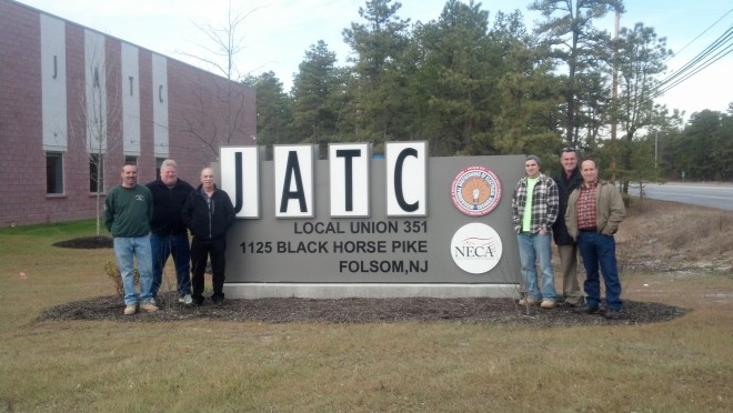 JATC IBEW 351 Training Center Sign